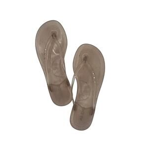 Women’s Aldo Clear jelly flip-flop Sandals Sz 8